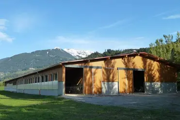 Kälberstall Baujahr 2006 & 2013 (hinterer Teil) Kälberstall Baujahr 2006 & 2013 (hinterer Teil)